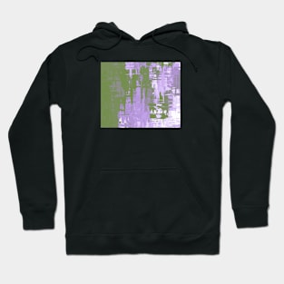 Genderqueer Pride Rough Crisscross Paint Hoodie